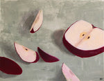 Painting of Apple Slices by Peter Eisengrein