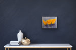 Orange Slices - a contemporary still life painting by Peter Eisengrein